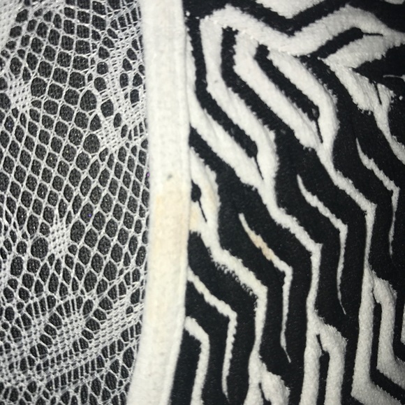 Bebe black and white bodycon dress - Picture 4 of 5